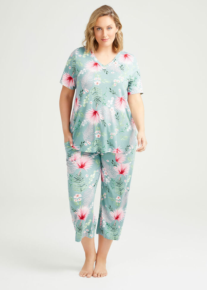 Bamboo Garden Pyjama Top, , hi-res