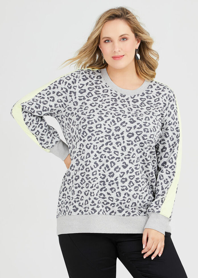 Cotton Ocelot Sweat, , hi-res