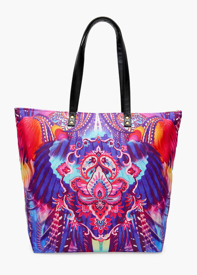 Bright Paisley Tote Bag