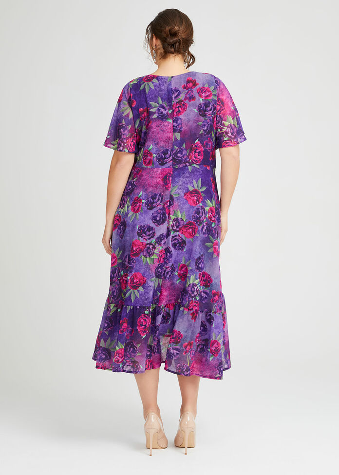 Royal Ascot Floral Maxi Dress, , hi-res