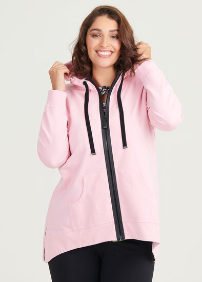 Plus Size Organic Active Hooded Jacket