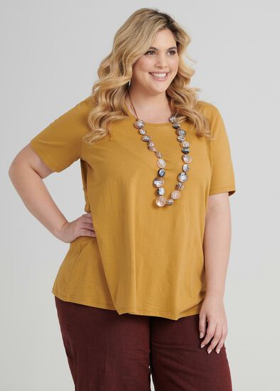 Plus Size Organic Swing Tee