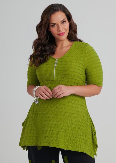 Plus Size Famous Textured Top