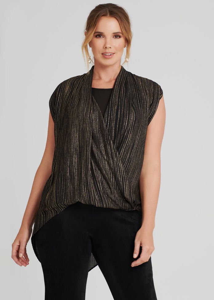 Linear Wrap Top, , hi-res