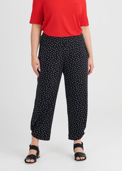 Plus Size Hot Spot Crop Pant