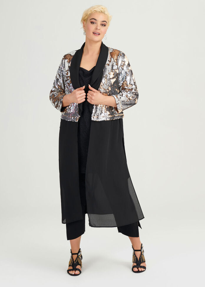 Sequins Glitter Jacket, , hi-res