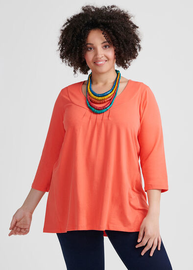 Plus Size Sophia Cotton Top