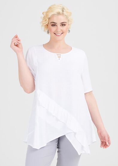 Plus Size Frill Me Top