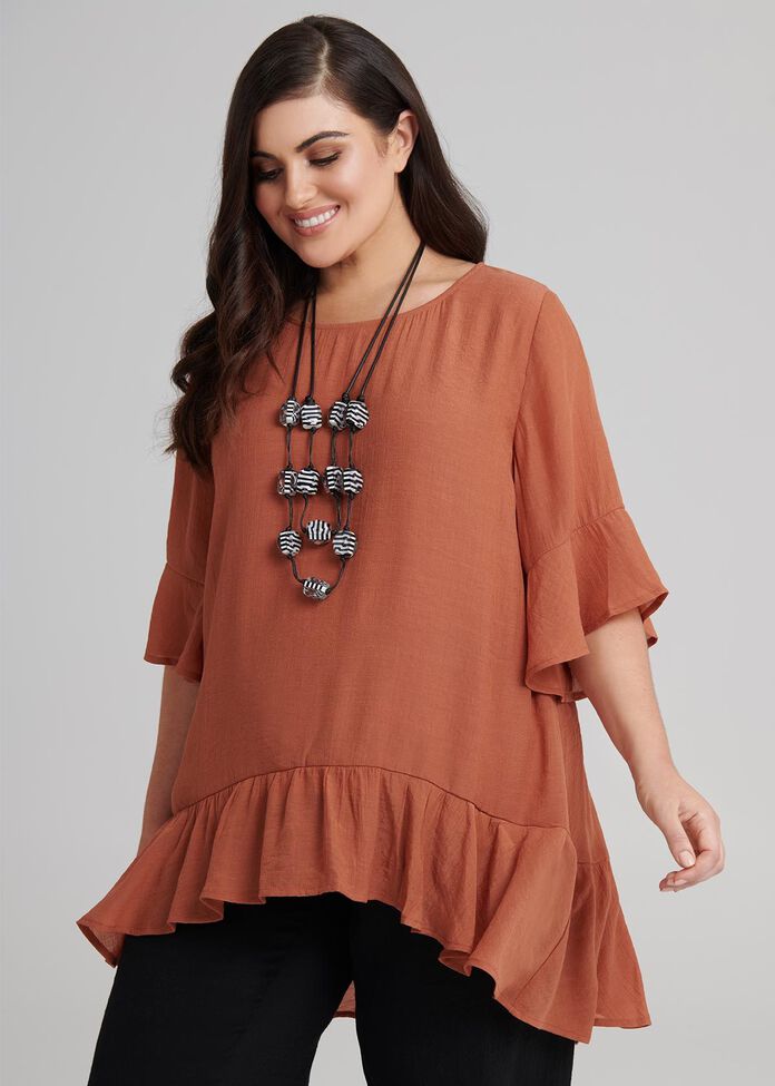 Norah Flowy Top, , hi-res