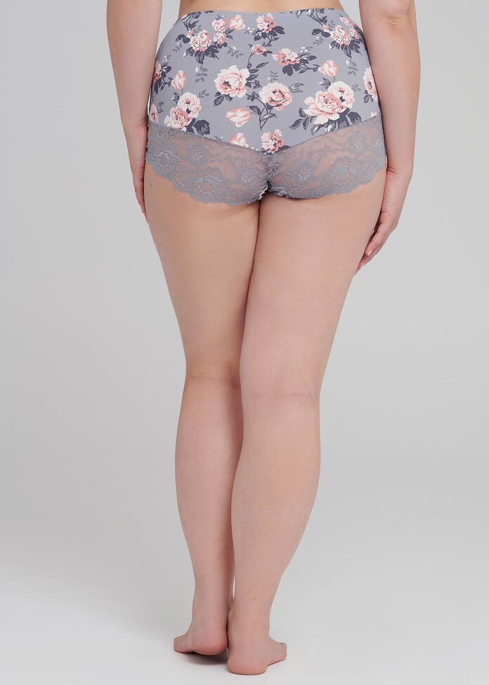 Vintage Rose Brief, , hi-res