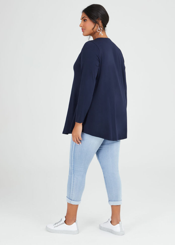 Organic Long Sleeve Top, , hi-res