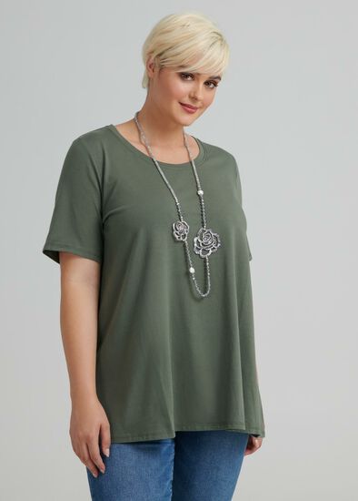 Plus Size Organic Swing Tee