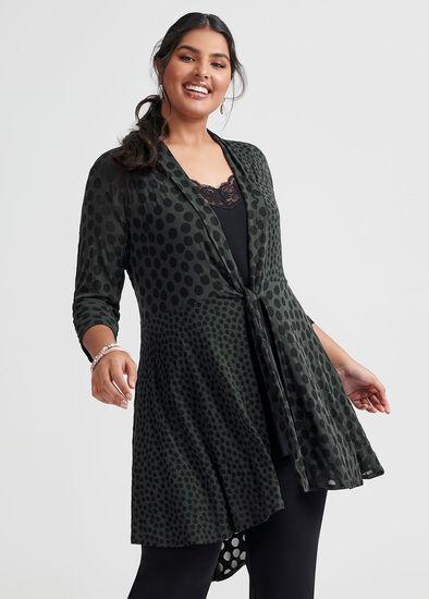 Plus Size Onyx Cardi