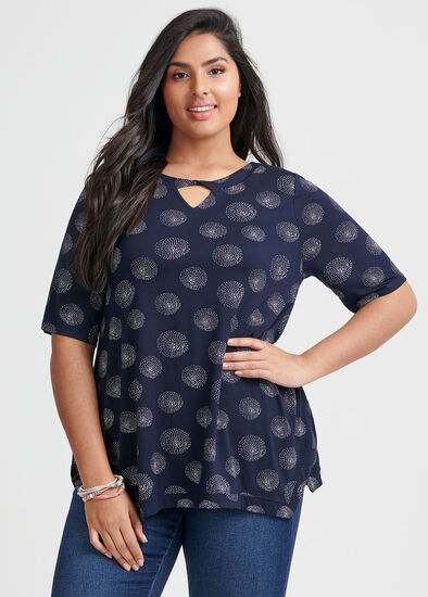 Plus Size Bamboo Full Circles Top