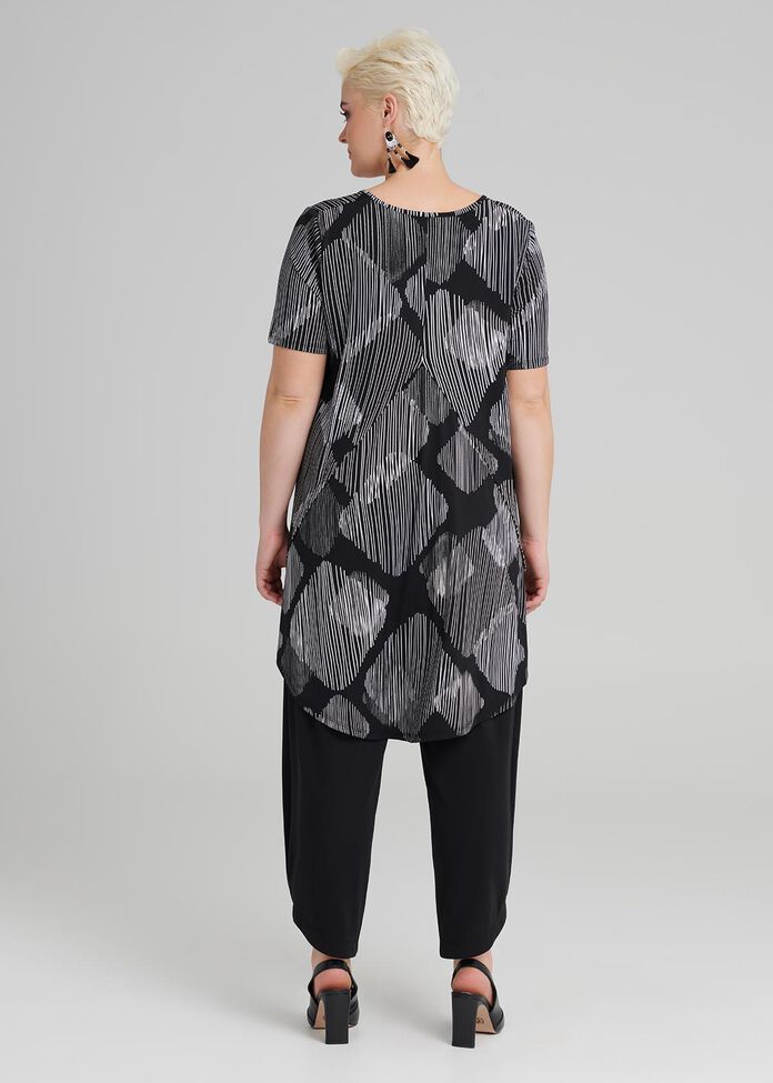 Jali S/slv Print Top, , hi-res