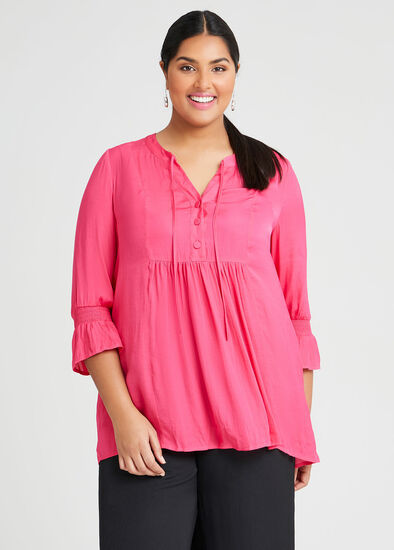 Plus Size Luxe Avea Gathered Top