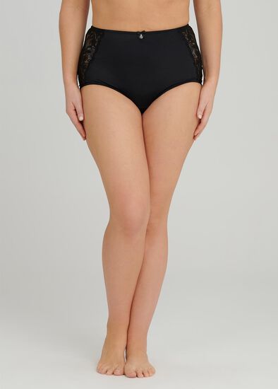 Plus Size Lace Trim Brief