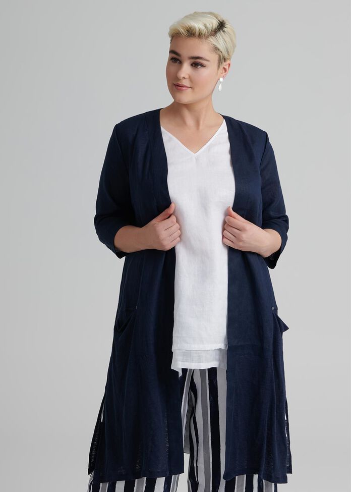 Linen Sebou Jacket, , hi-res