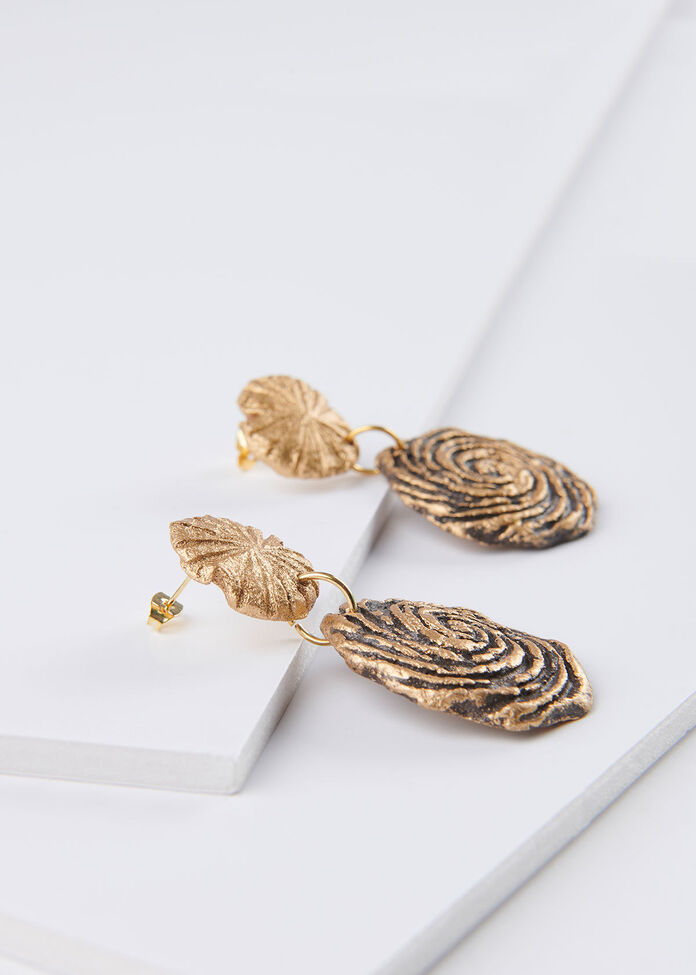 Paper Swirl Earrings, , hi-res