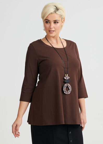 Plus Size Organic Swing Top