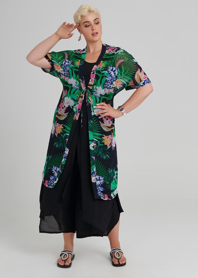 Garden Of Eden Kimono, , hi-res