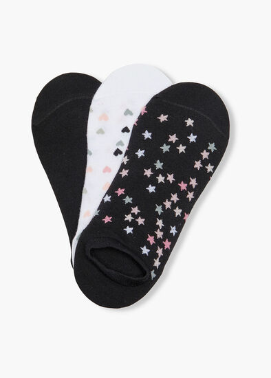 Set/3 Bamboo Shapes Socks