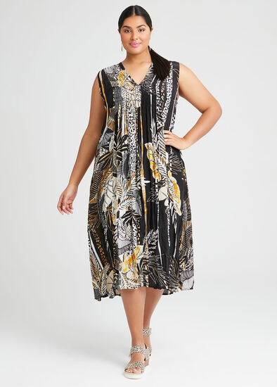 Plus Size Natural Great Escape Maxi Dress