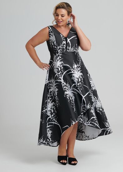 Plus Size High Low Society Dress