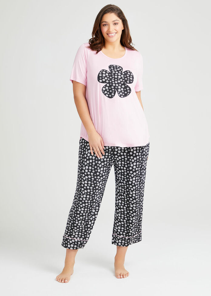 Bamboo Fleur Pyjama Top, , hi-res