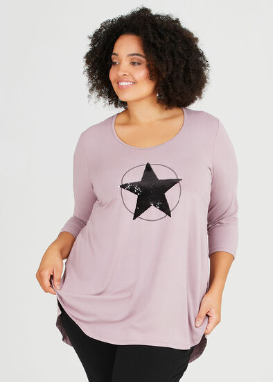 Plus Size Rising Star Natural Tunic