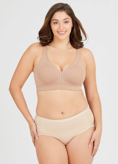 Plus Size Wirefree Cooling Lounge Bra