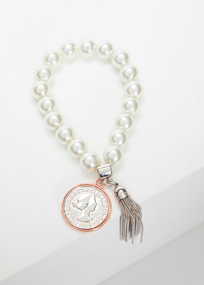 Pearl Tassel Bracelet, , hi-res