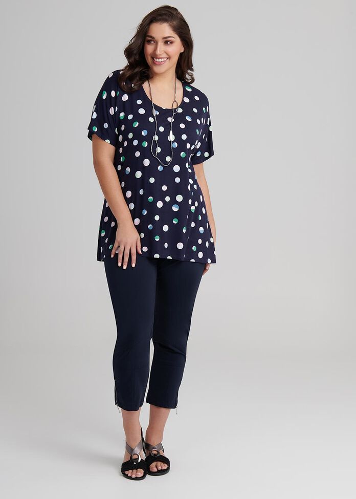 Multi Spots Bamboo Top, , hi-res