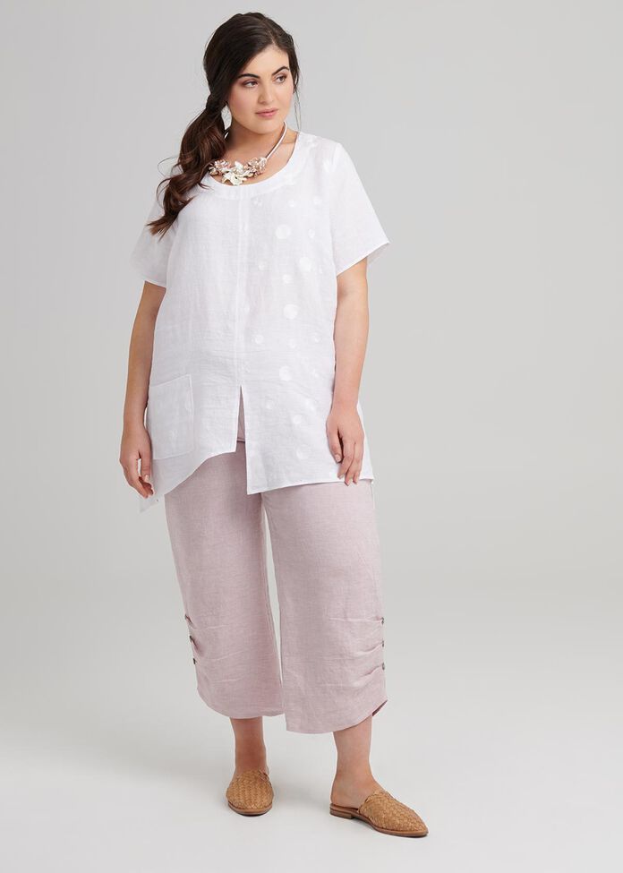 Mantra Linen Top, , hi-res