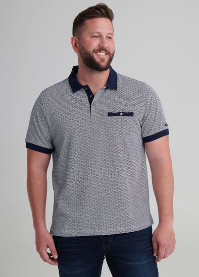 Plus Size Vector Polo Shirt