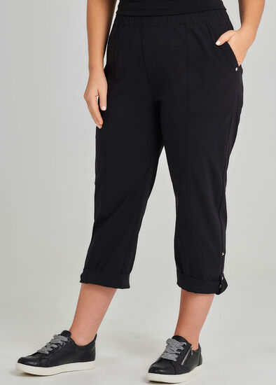 Plus Size Coastal Crop Pant