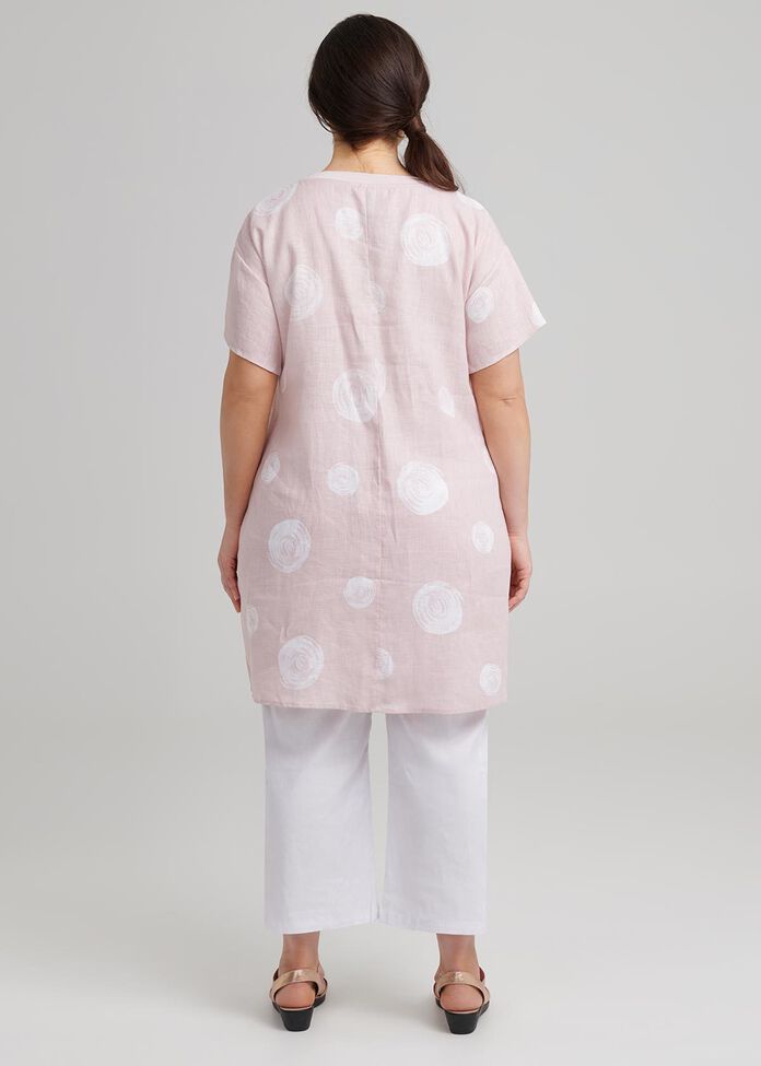 Circle Linen Tunic, , hi-res