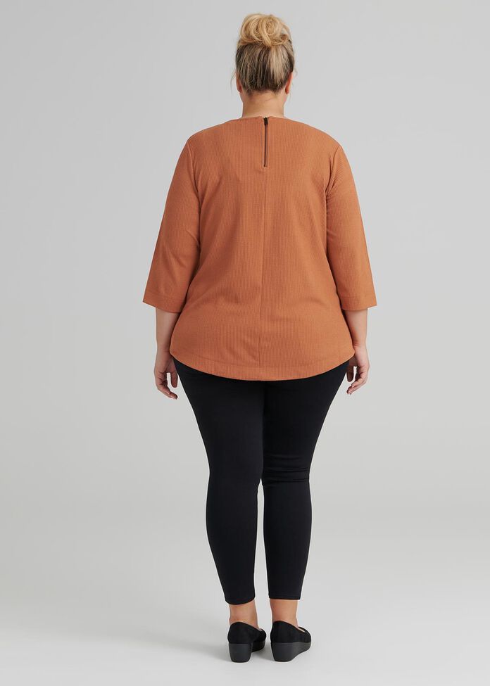 Staple Curved Hem Top, , hi-res