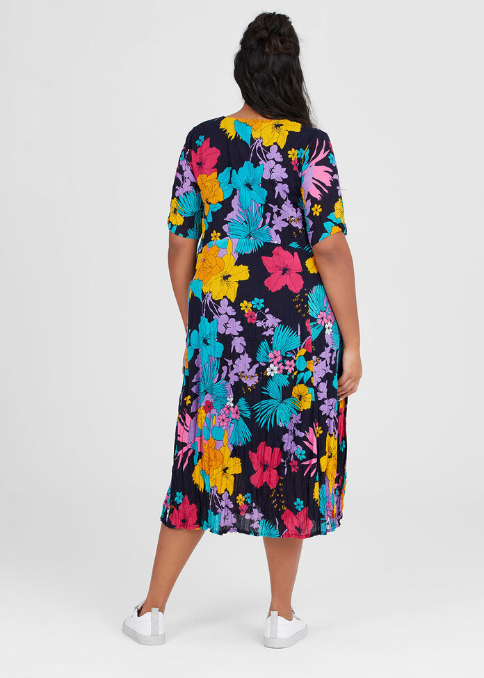 Cotton Florissimo Dress, , hi-res