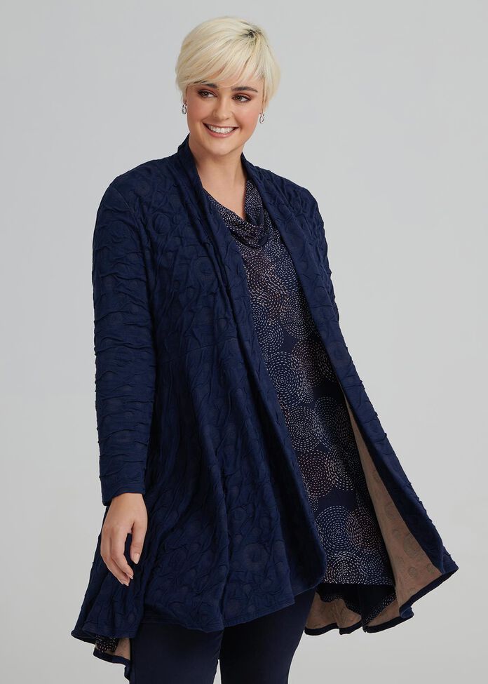 Allure Textured Cardi, , hi-res