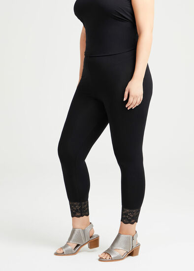 Plus Size Bamboo Lace Legging