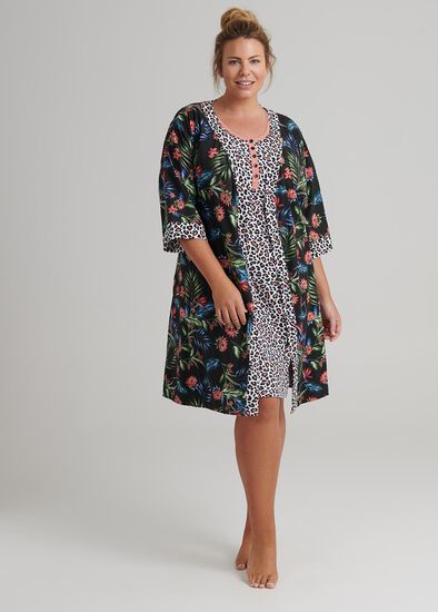 Plus Size Tropical Nights Robe