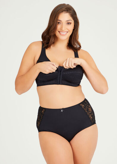 Plus Size Wirefree Front Opening Bra