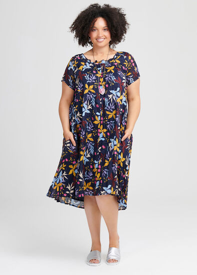 Plus Size Cotton Spin Me Dress