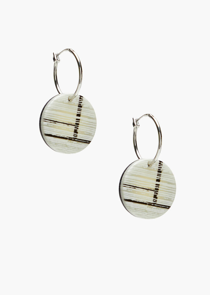 Monochrome Reversible Earrings, , hi-res