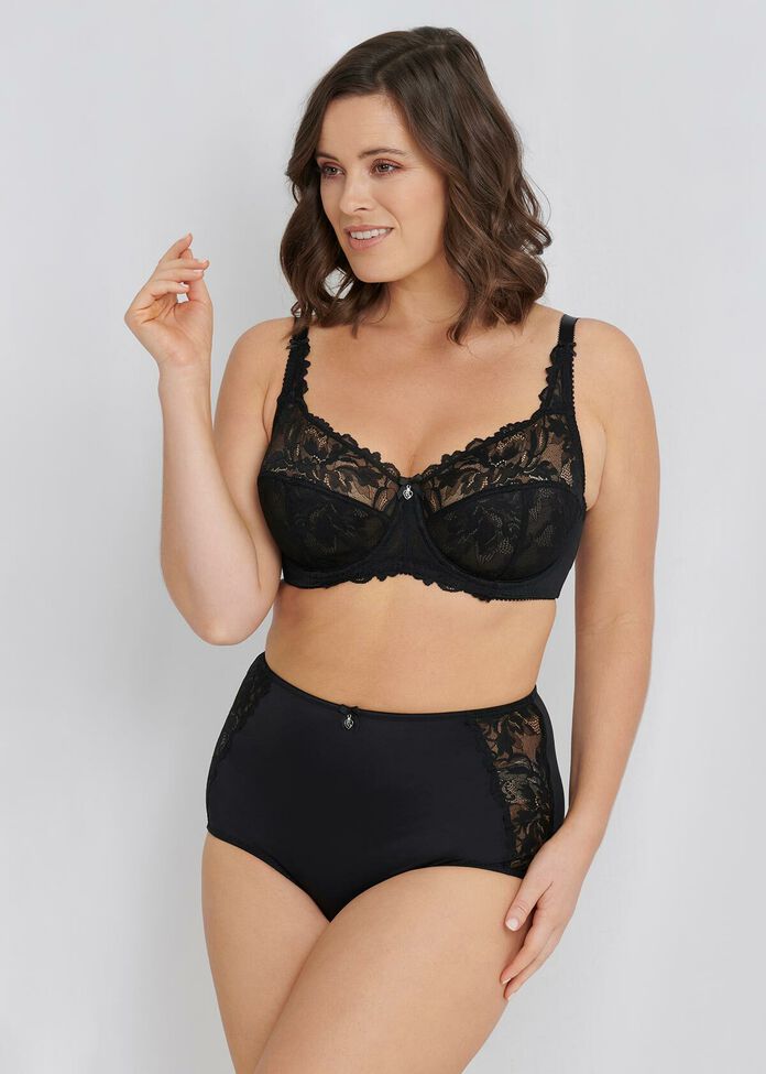 Lace Underwire Bra, , hi-res