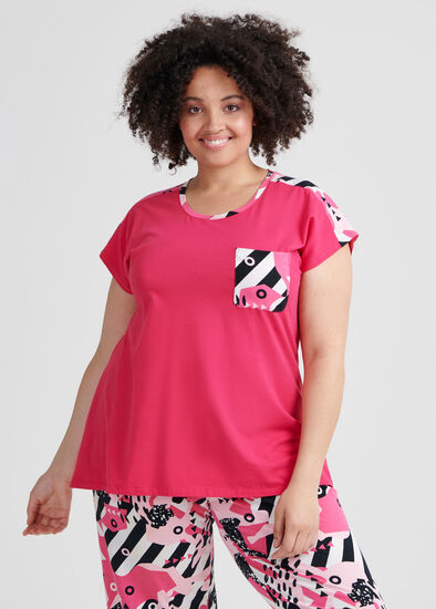 Plus Size Cotton Nap Queen Pj Top