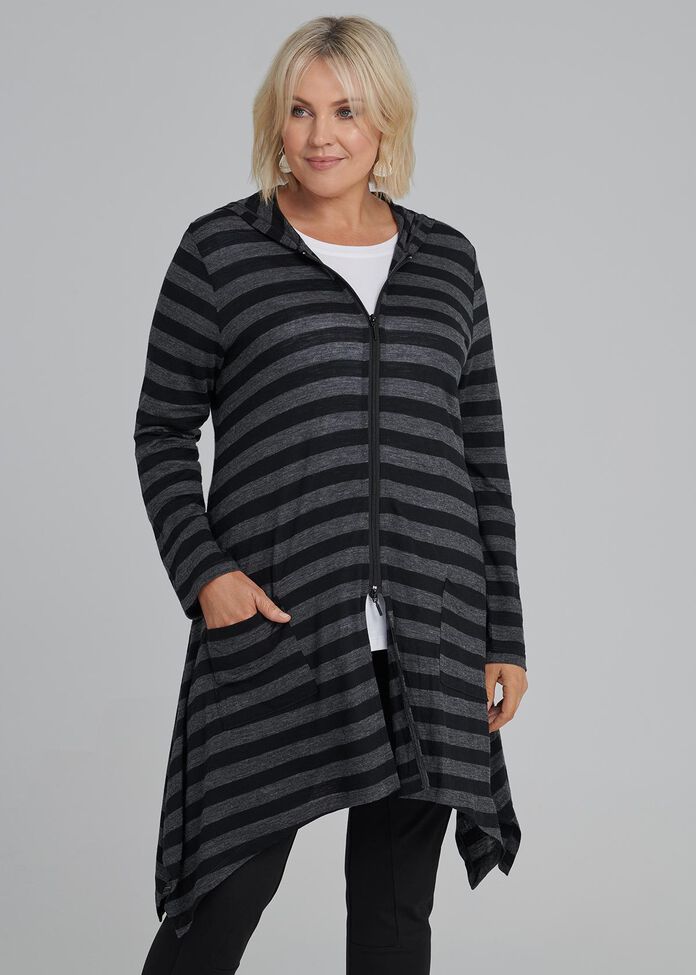 Aspen Stripe Cardi, , hi-res