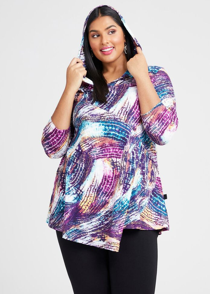 Natural Adoring Tie Dye Tunic, , hi-res