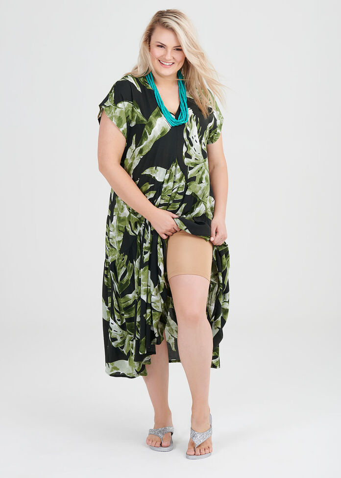 Natural Lush Jungle Dress, , hi-res